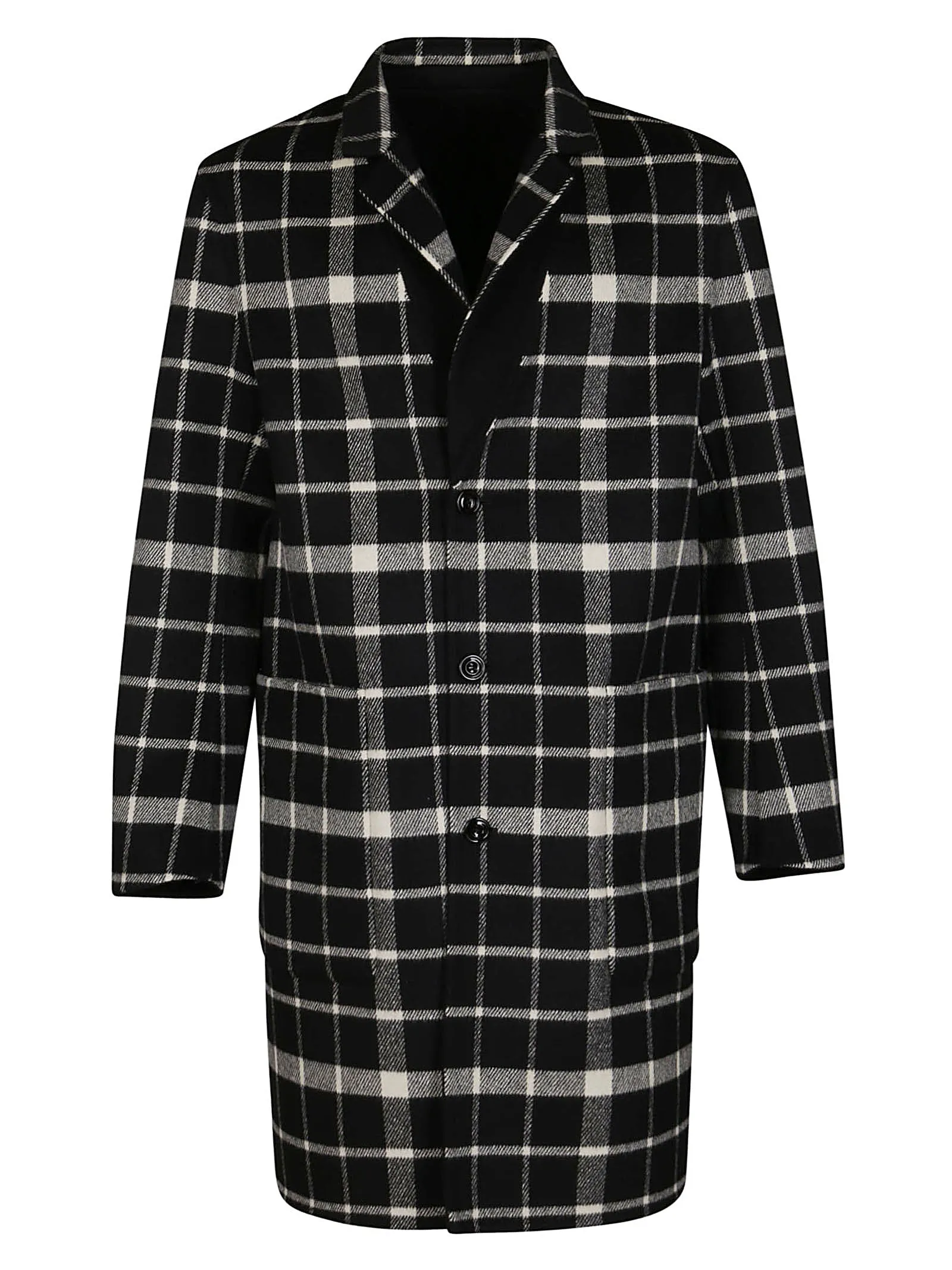 Alexander McQueen Reversible Single Breasted Coat