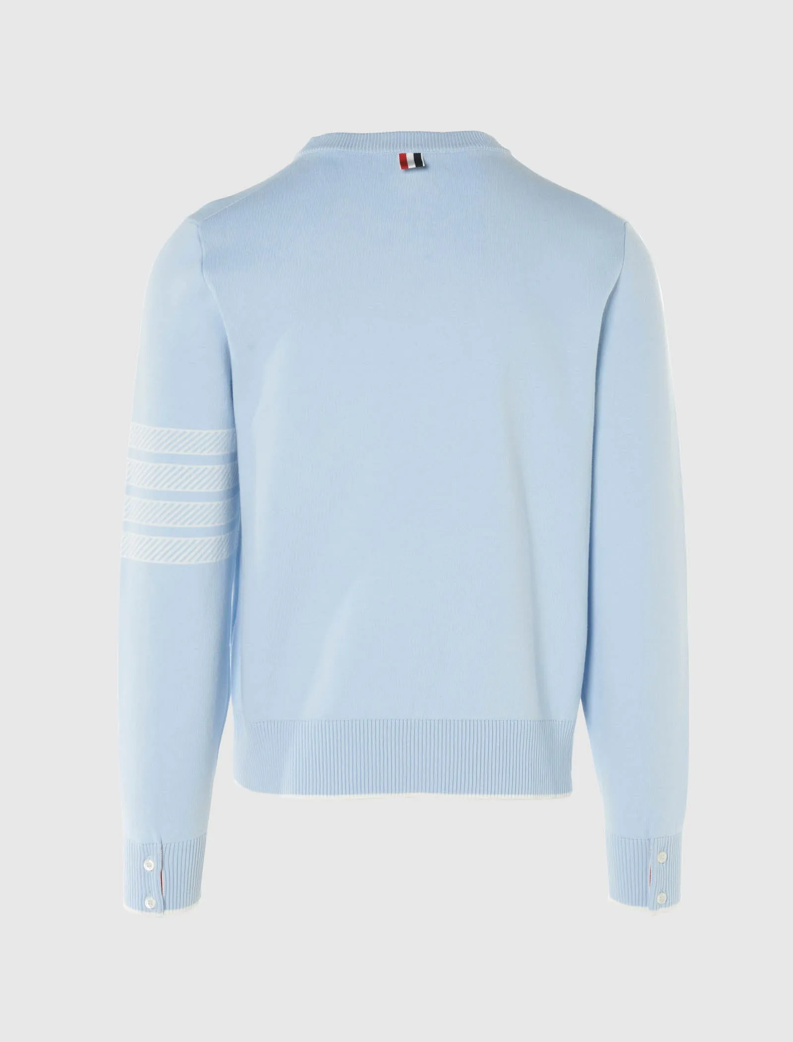 ANCHOR JACQUARD 4-BAR CREWNECK PULLOVER