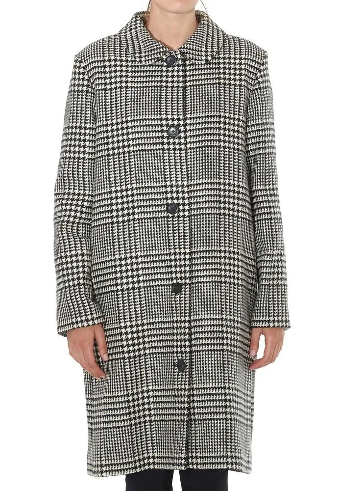 A.P.C. Houndstooth Straight Coat