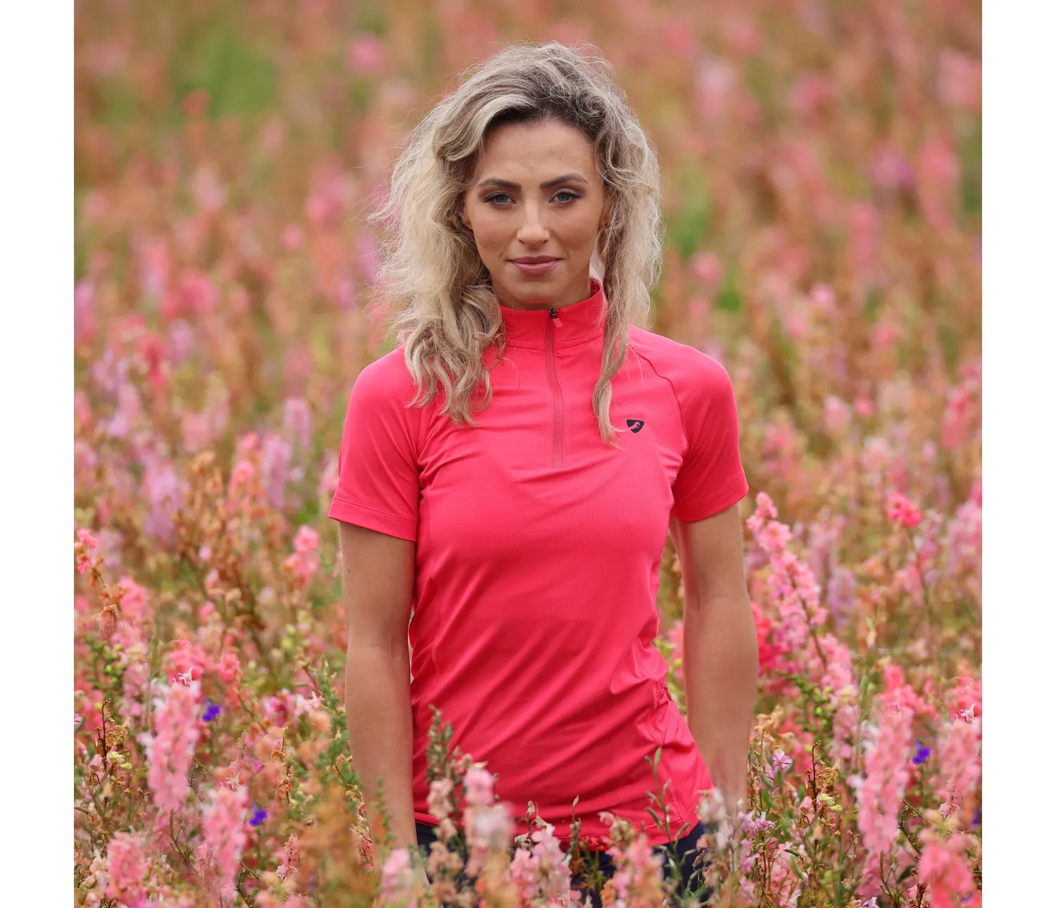 Aubrion Revive Short Sleeve Base Layer Coral