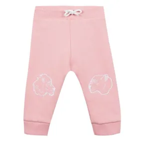 Baby Girls Pink Twin Tiger Joggers