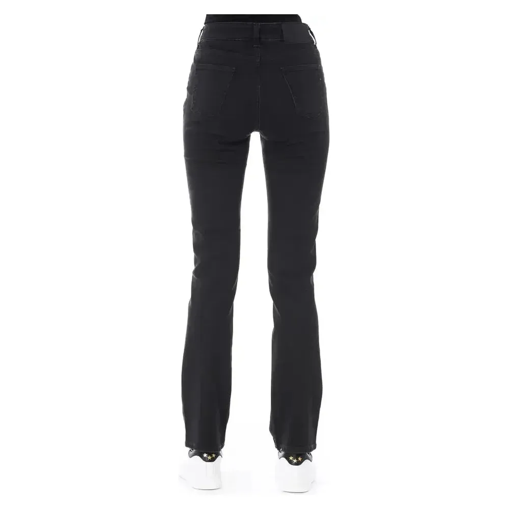 Baldinini Trend Black Cotton Women Jeans