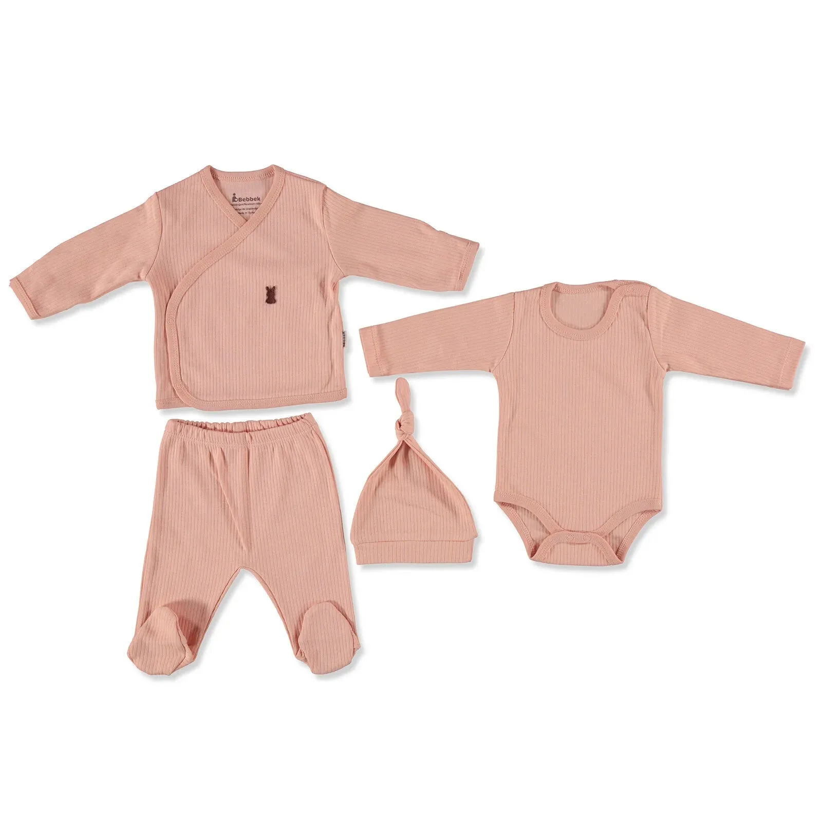 Bebbek Camisole Wrapover 4 Pcs Newborn Gift Starter Set