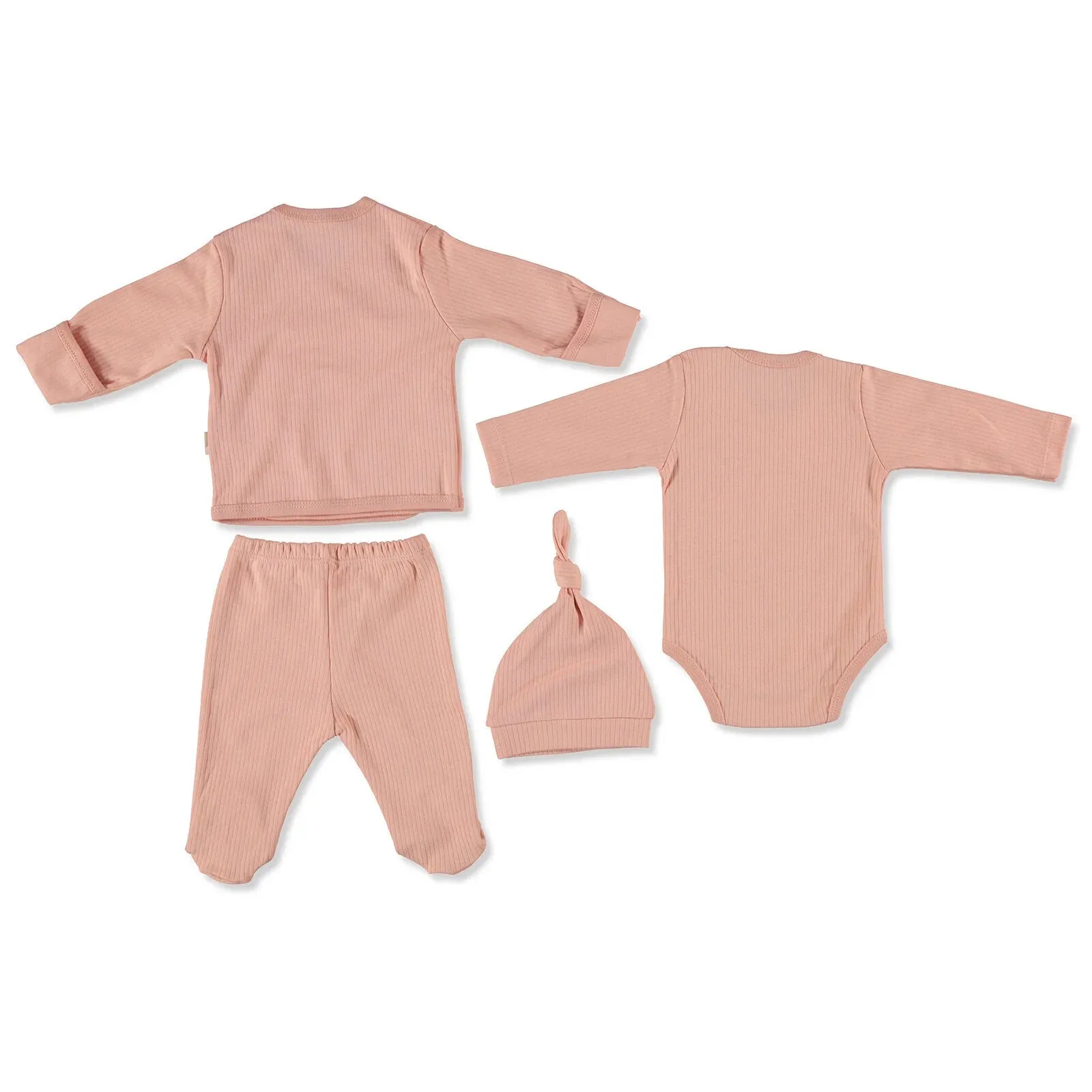 Bebbek Camisole Wrapover 4 Pcs Newborn Gift Starter Set