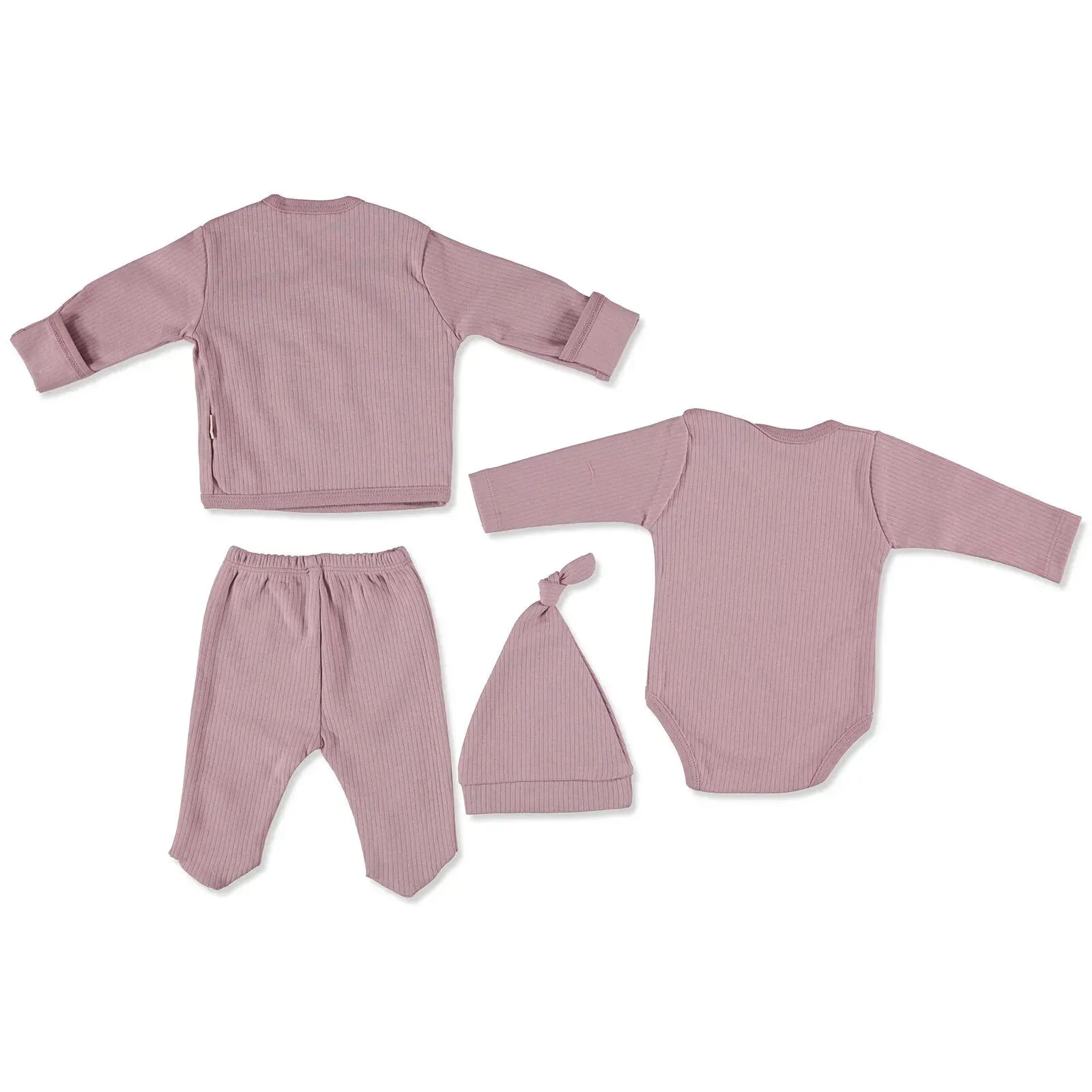 Bebbek Camisole Wrapover 4 Pcs Newborn Gift Starter Set