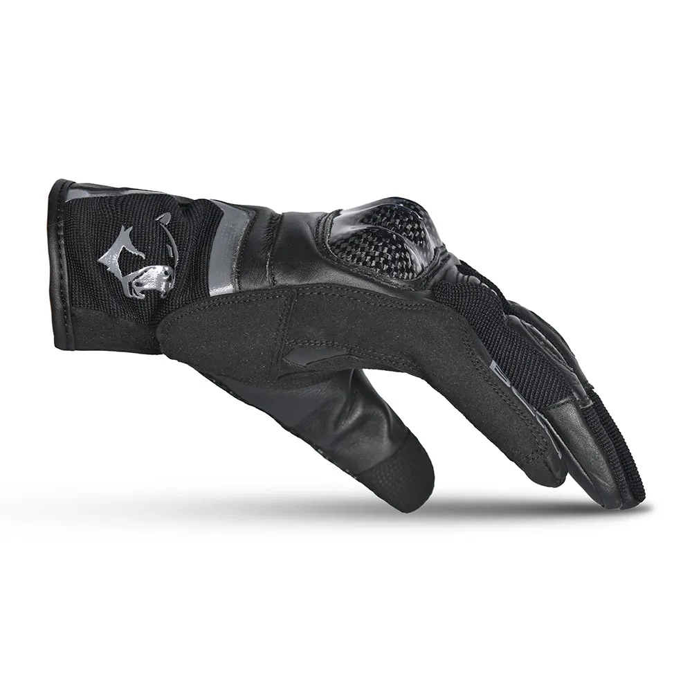 BELA Air Flow Man Motorbike Gloves - Black