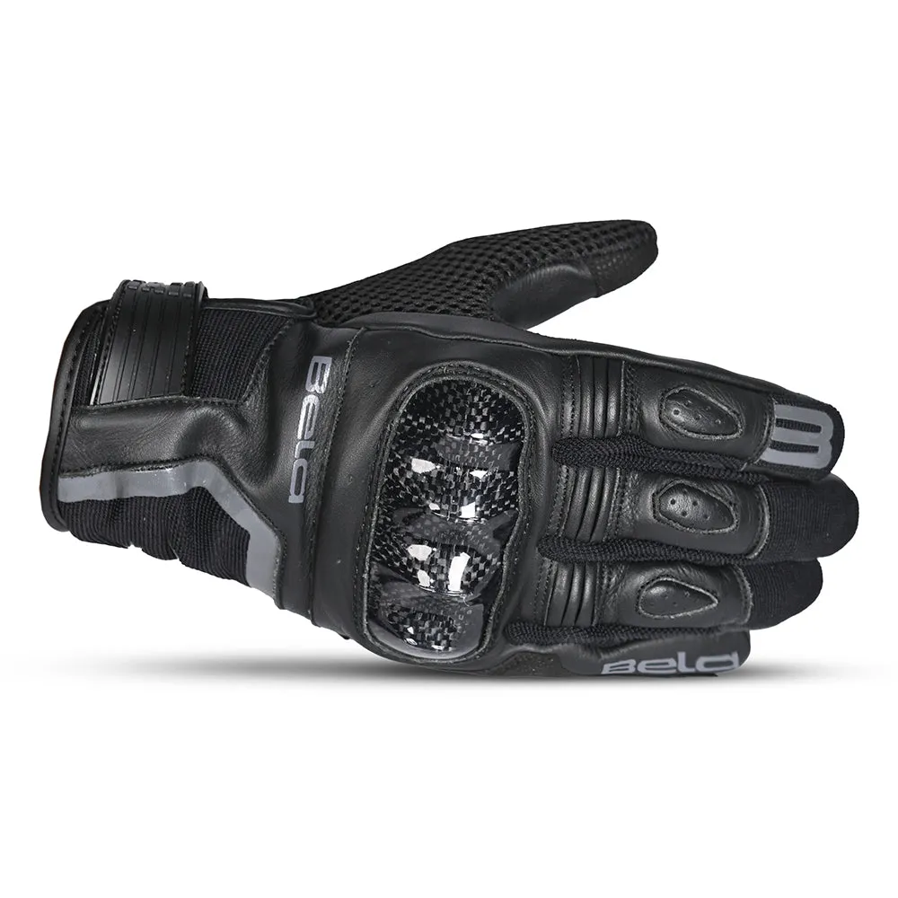 BELA Air Flow Man Motorbike Gloves - Black