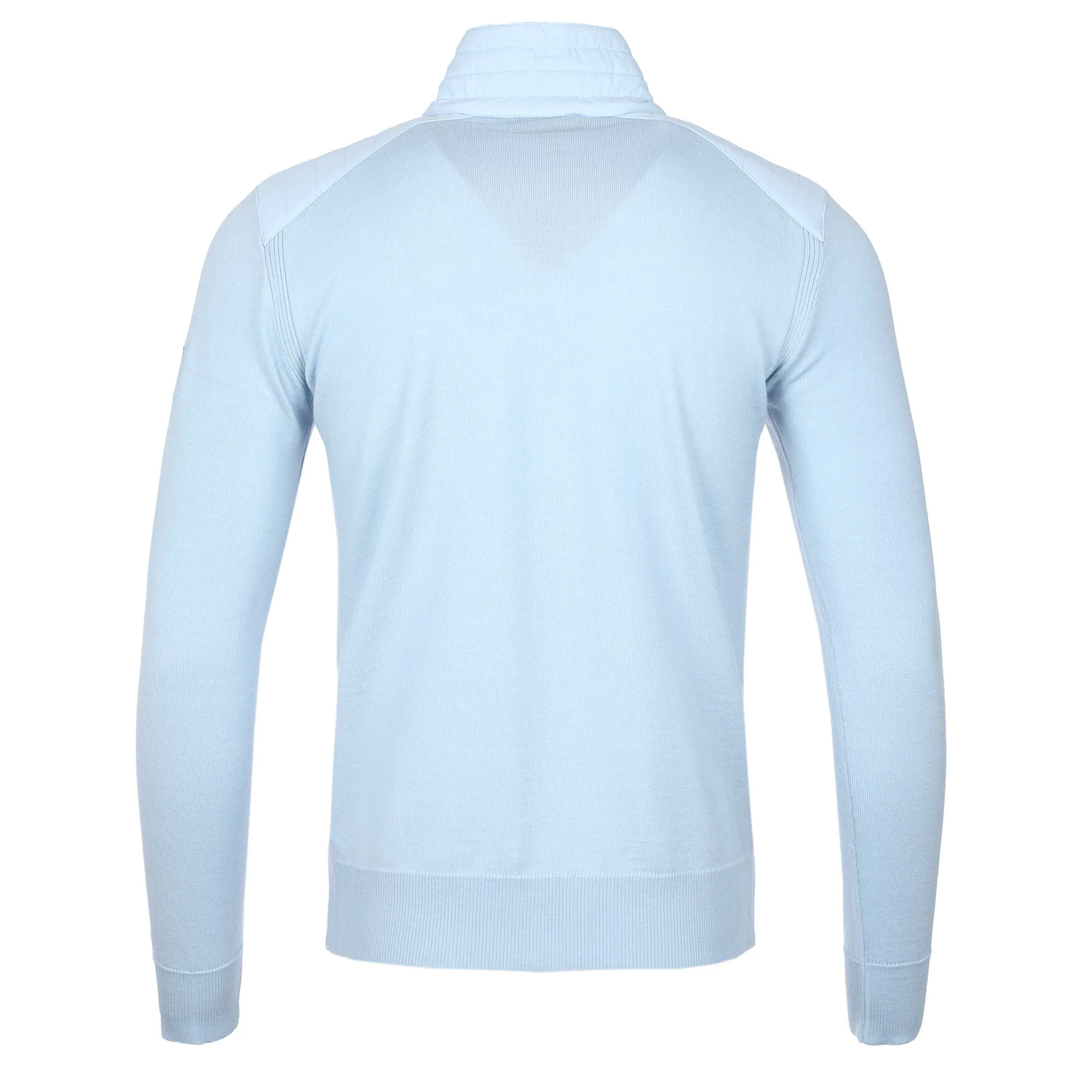 Belstaff Kelby Zip Cardigan in Sky Blue