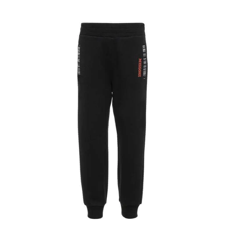 Boys Black Missoni Joggers