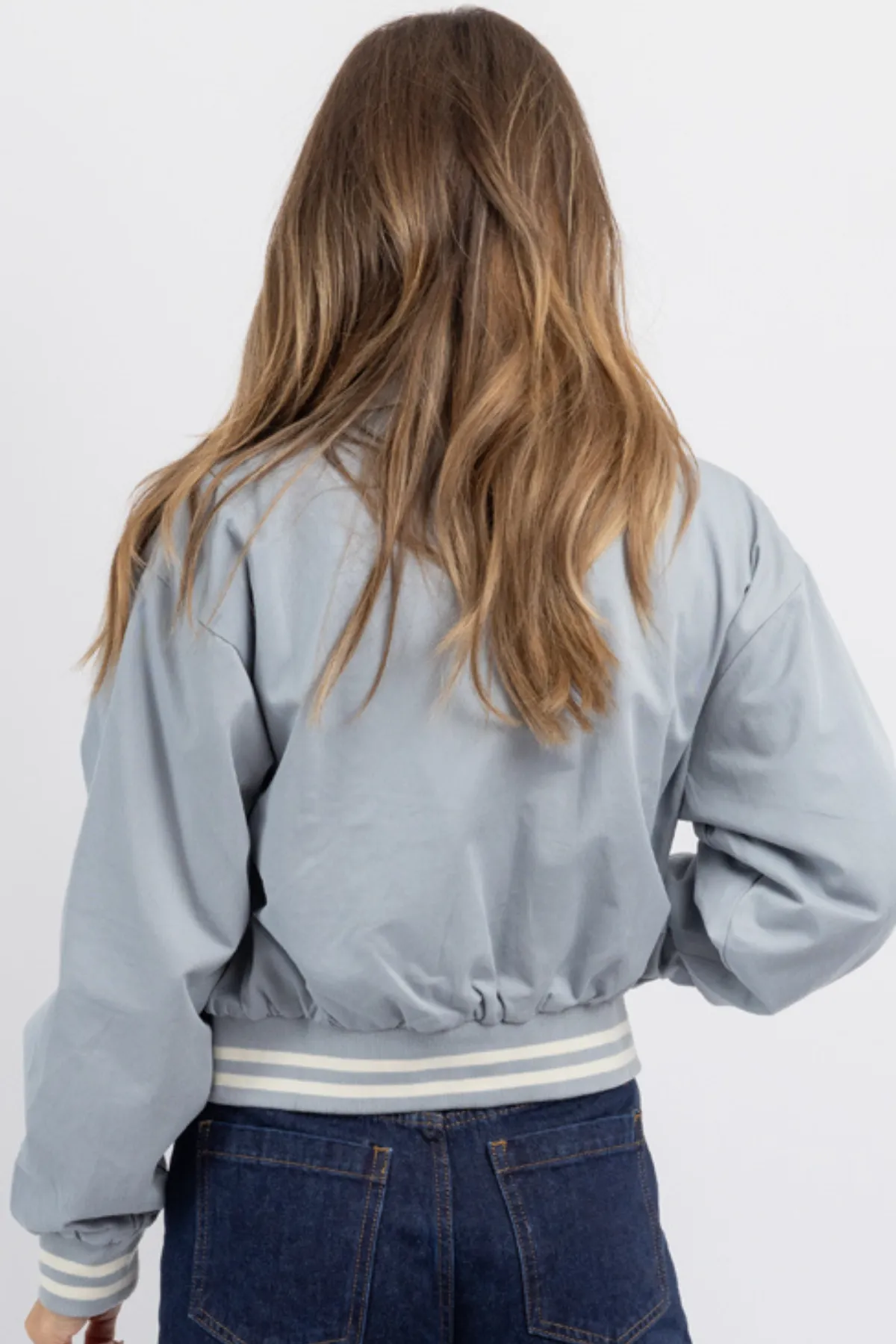 BREXLEY BLUE BOMBER JACKET *BACK IN STOCK*