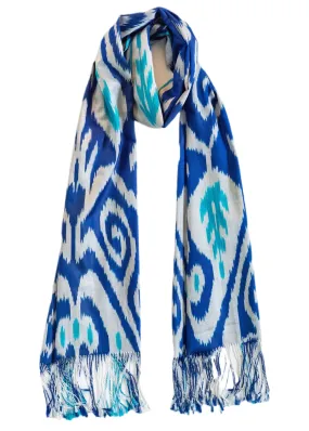 Cile Silk Ikat Scarf