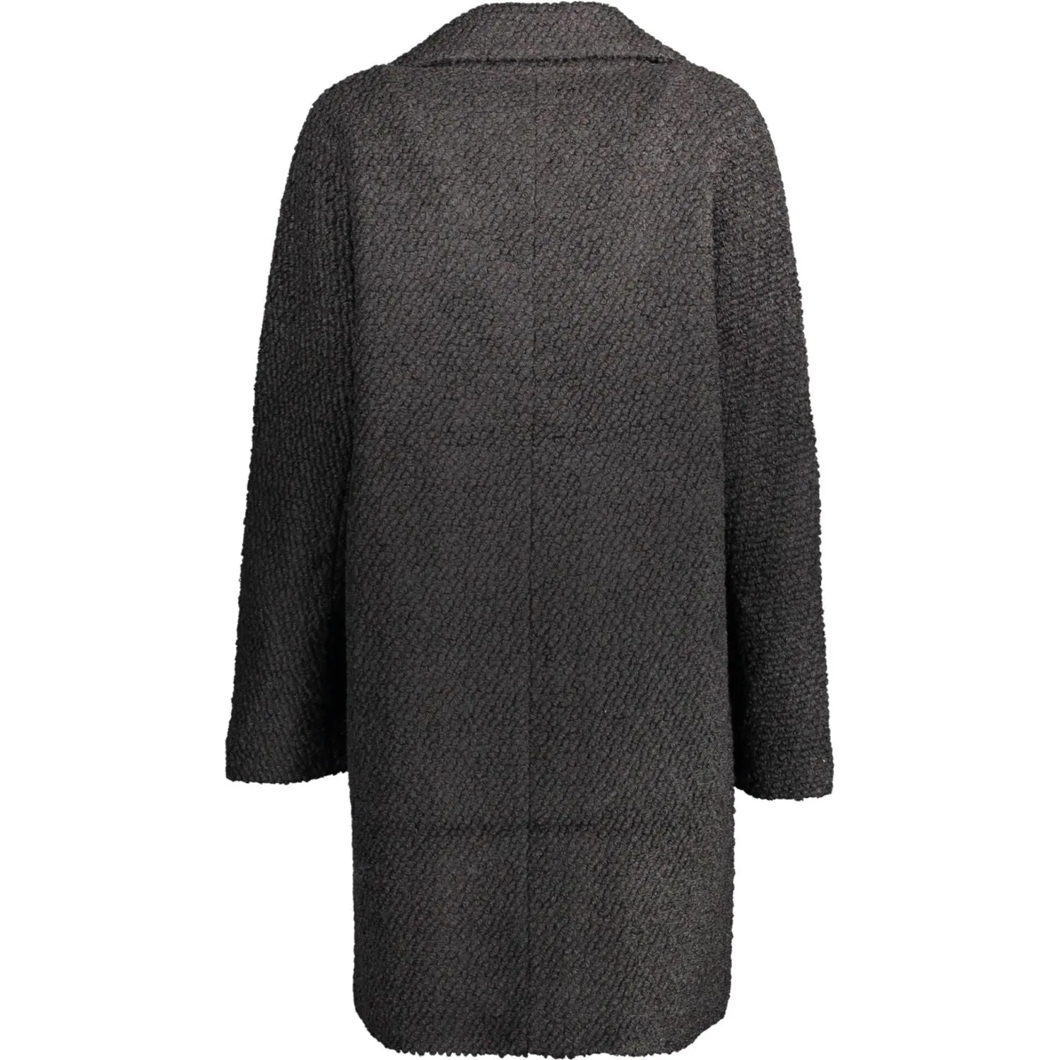 Desigual Black Wool Women Coat