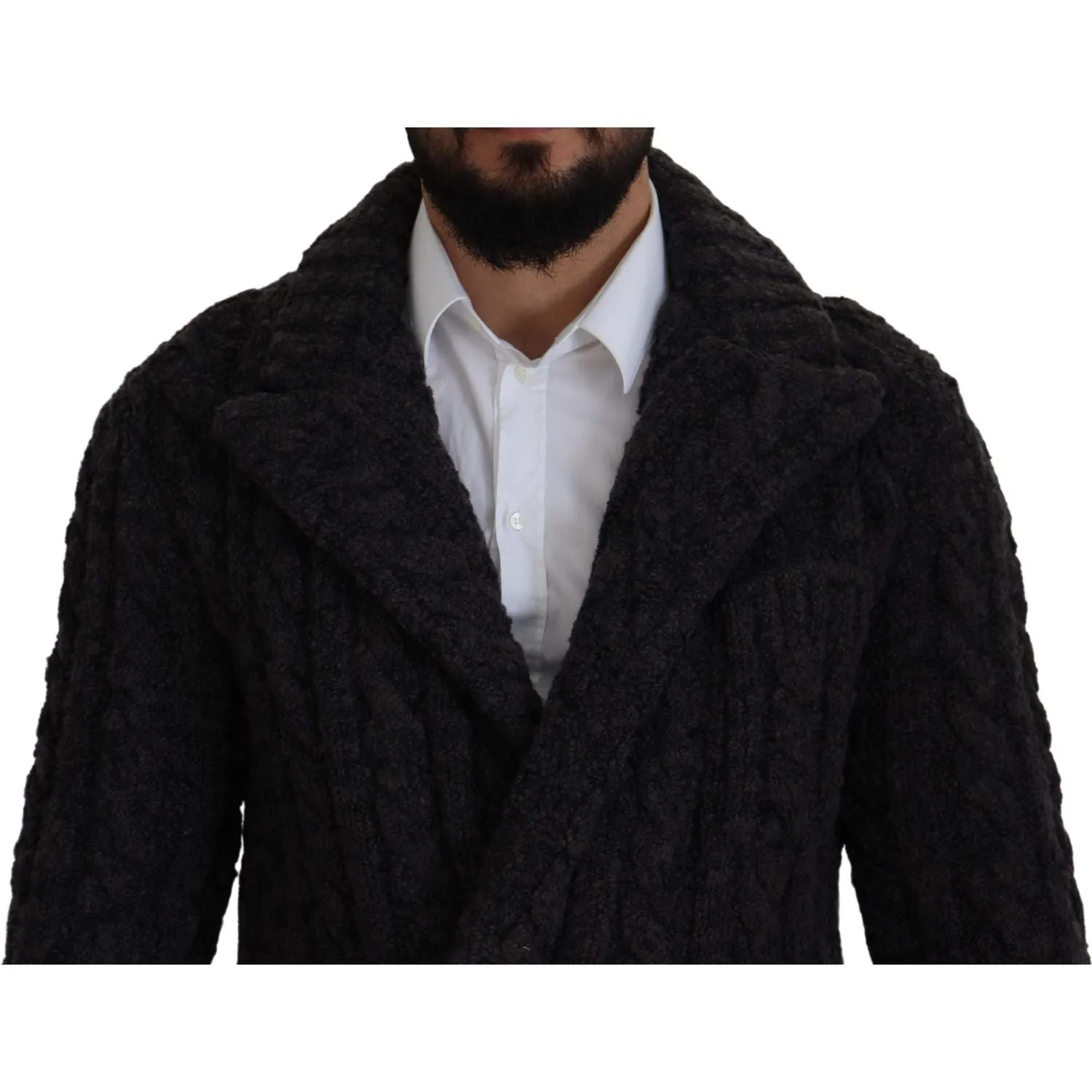 Dolce & Gabbana Elegant Double-Breasted Wool-Cashmere Coat