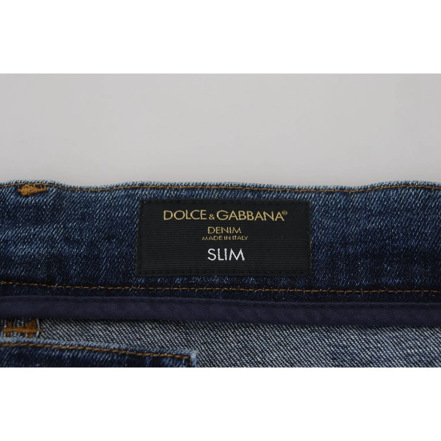 Dolce & Gabbana Elegant Skinny Blue Jeans