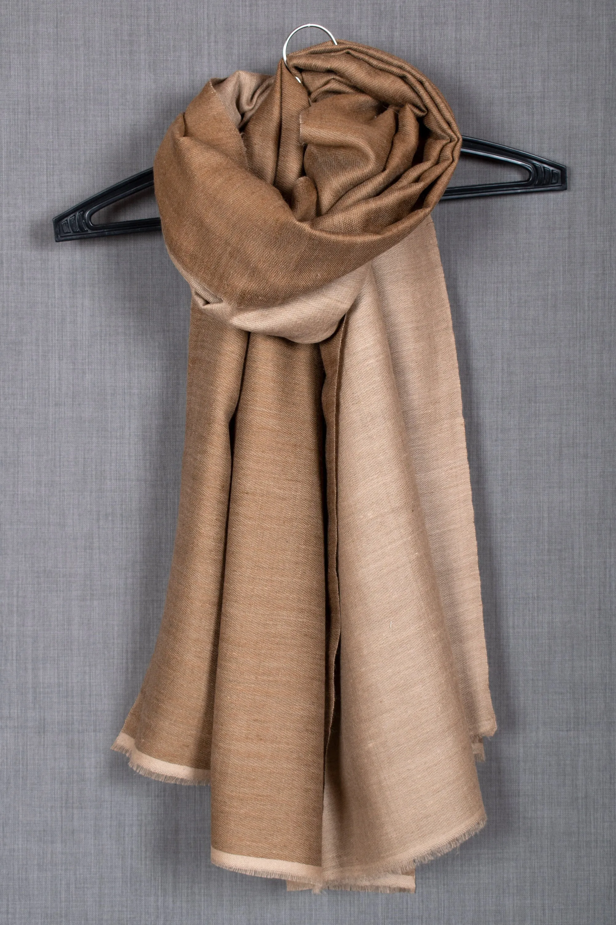 Dorukha Reversible Pashmina Scarf No. 1, Pure Cashmere, 28x80"