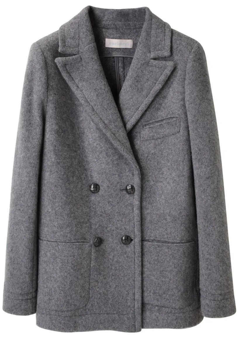 Double Breasted Wool Coat