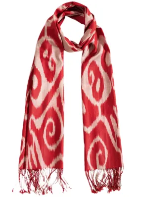 Dumaine Silk Ikat Scarf