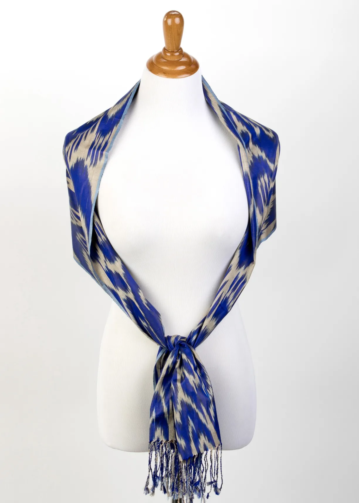 Elysian Silk Ikat Scarf