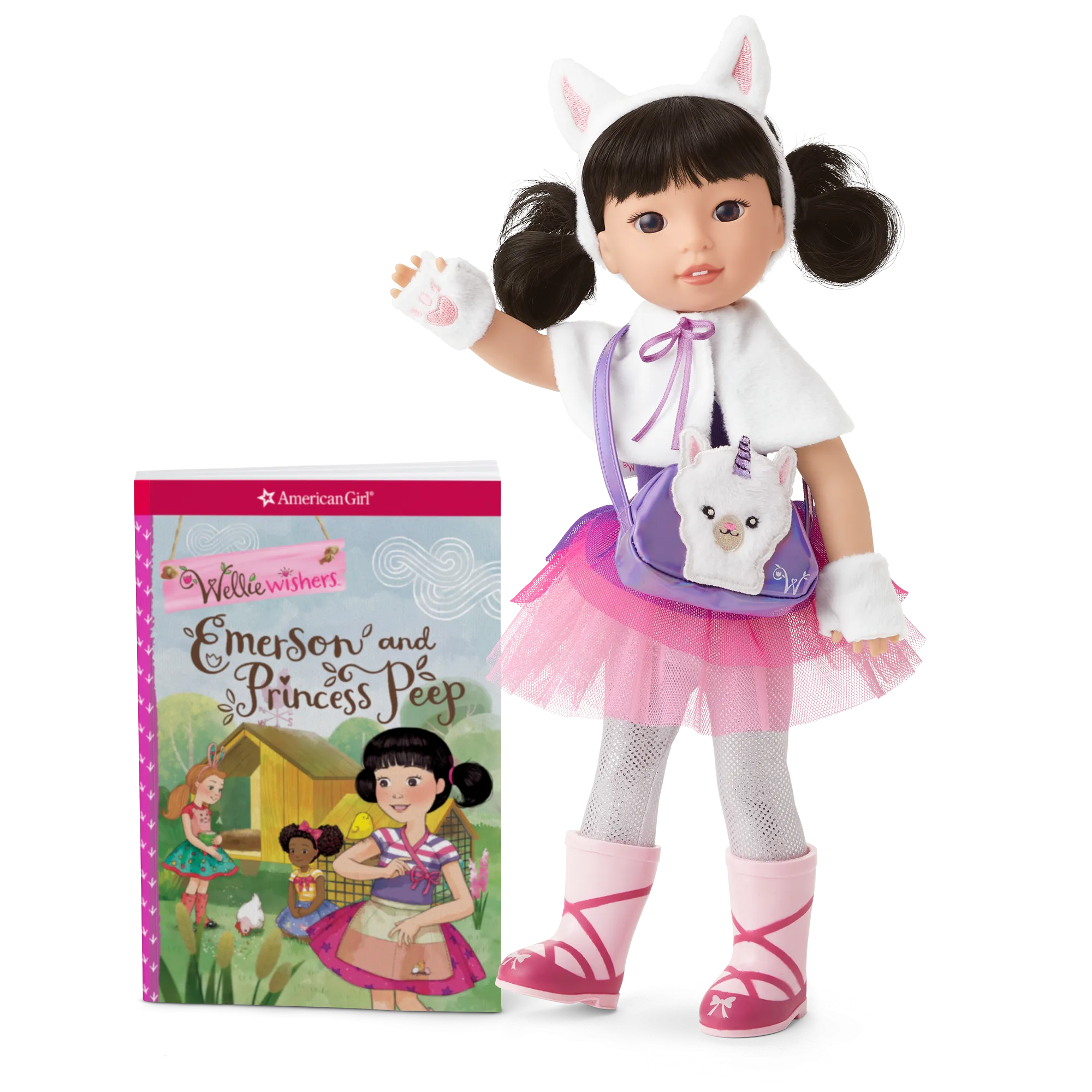 Emerson™ Doll, Book & Magical Llamacorn Accessories