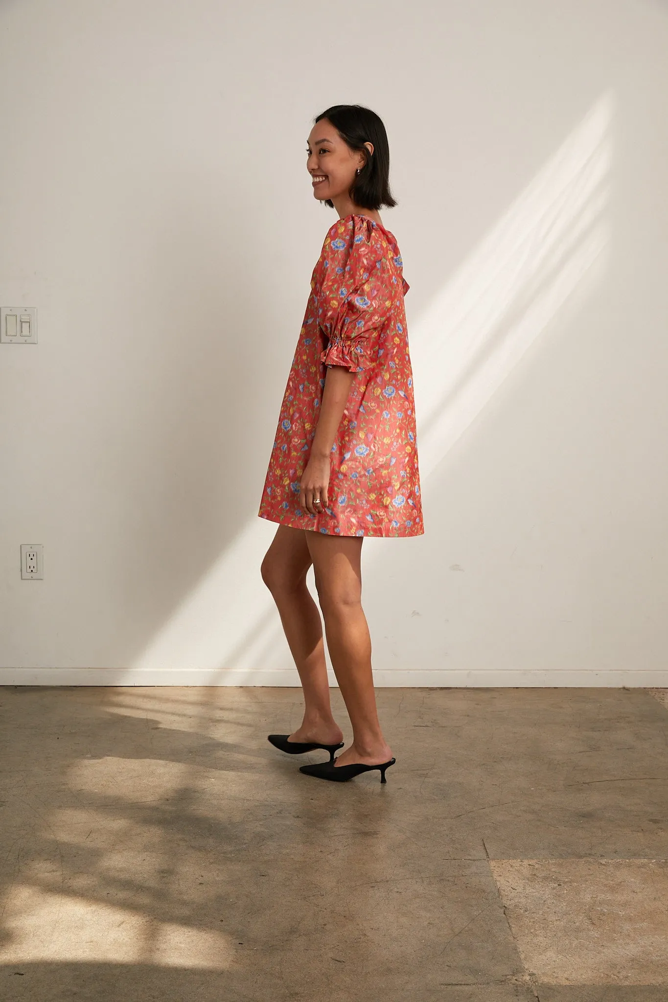 Felix Dress - Red Floral