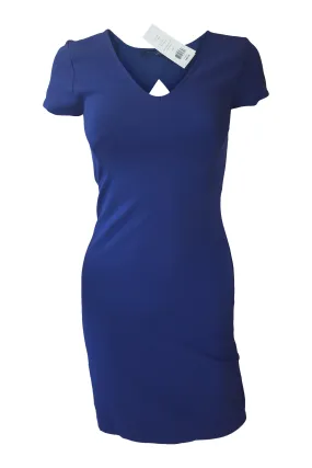 FRENCH CONNECTION Marie Cut Out Maya Blue Body Con Dress (UK 8)