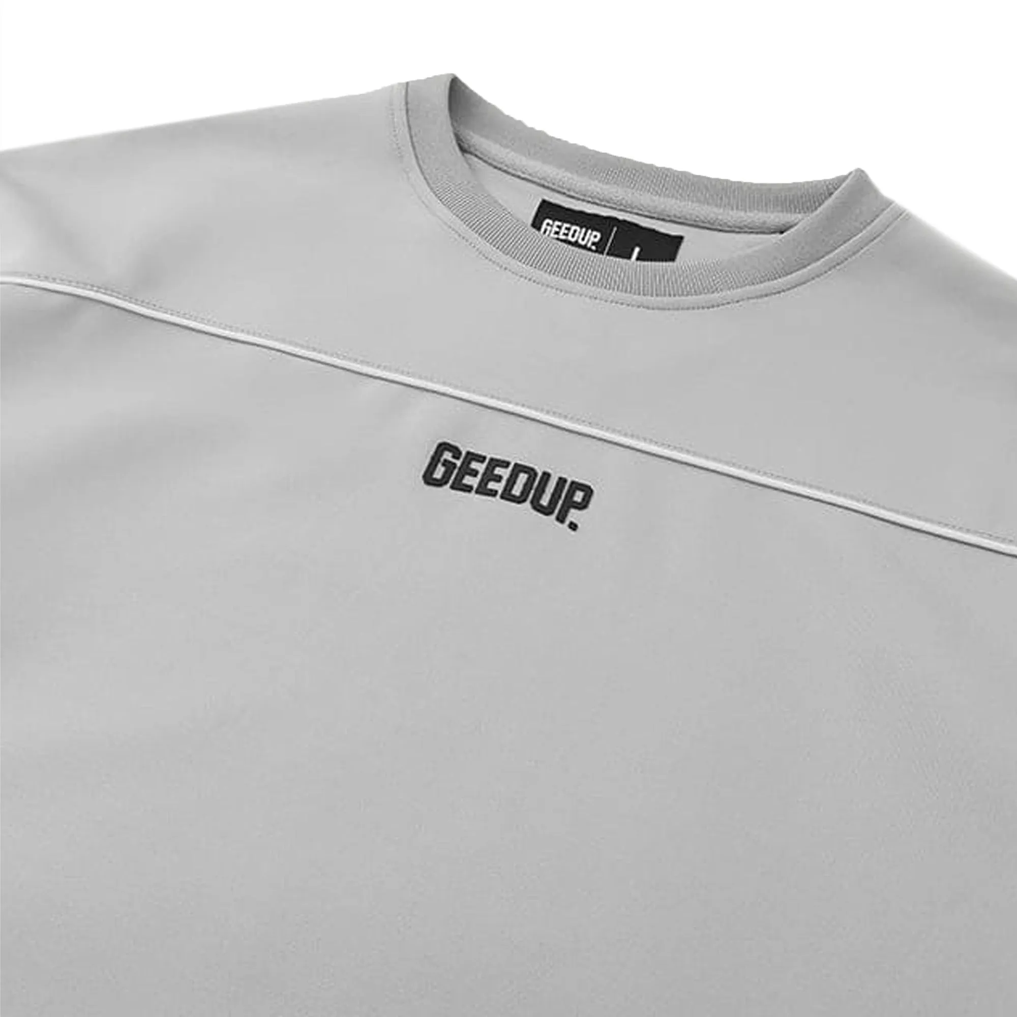 Geedup Play For Keeps Crewneck 'Grey Black'