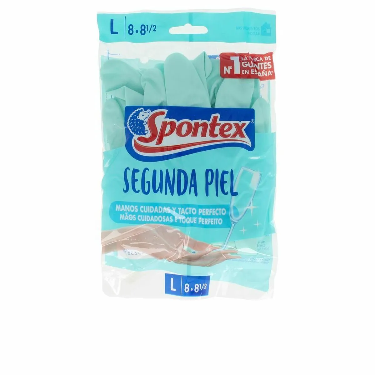 Gloves Spontex Second Skin Size L