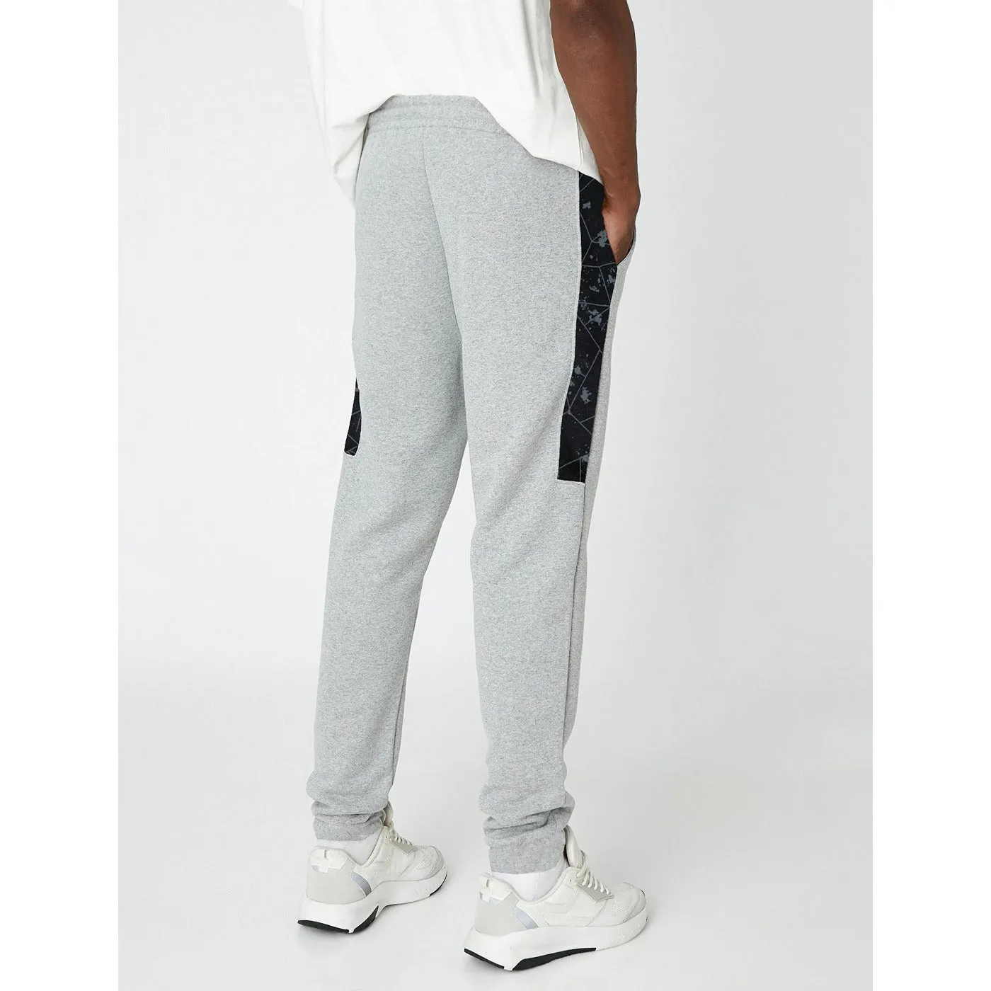 Grey Joggers with Side Panel