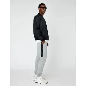 Grey Joggers with Side Panel