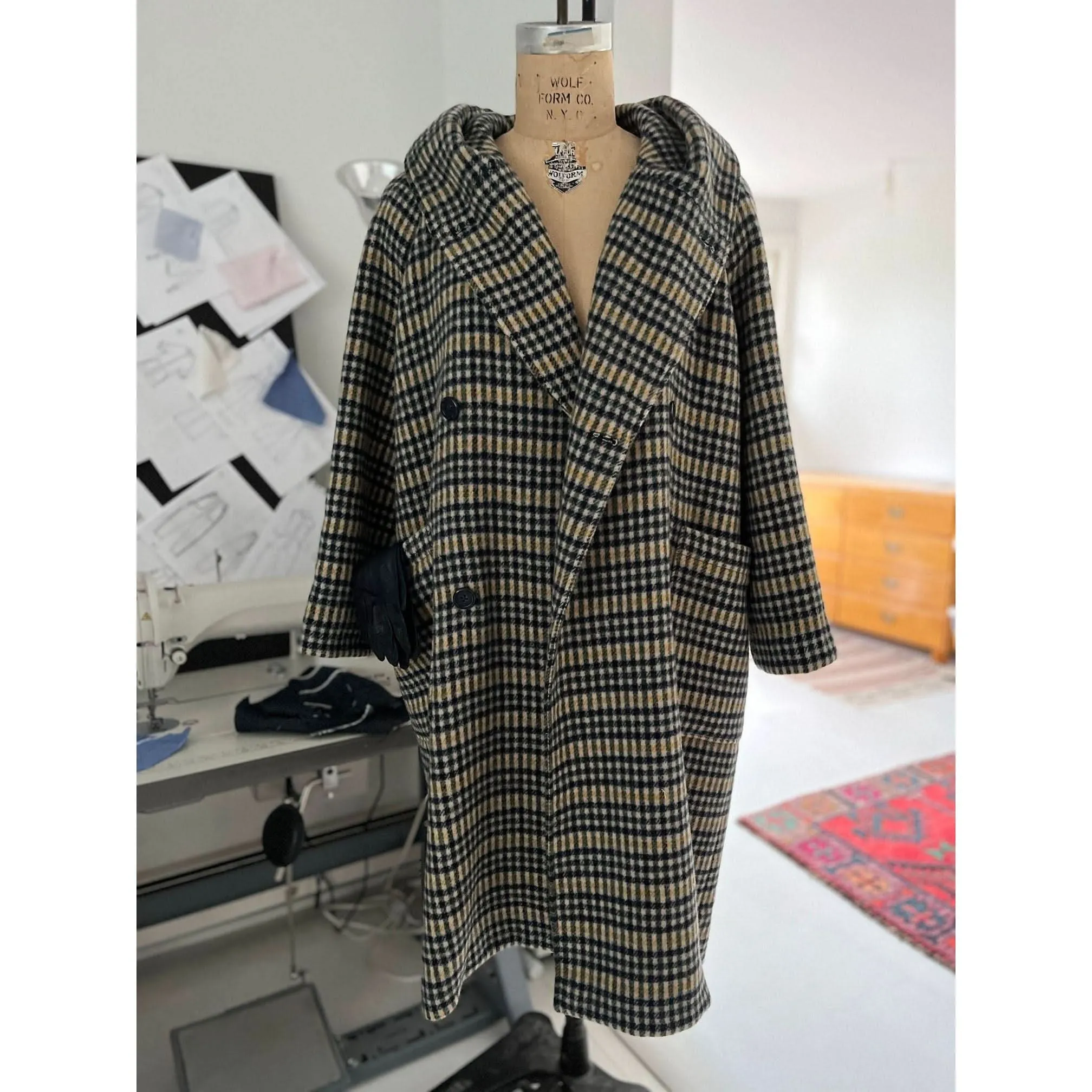 Heather Harlan Hooded Blanket Coat