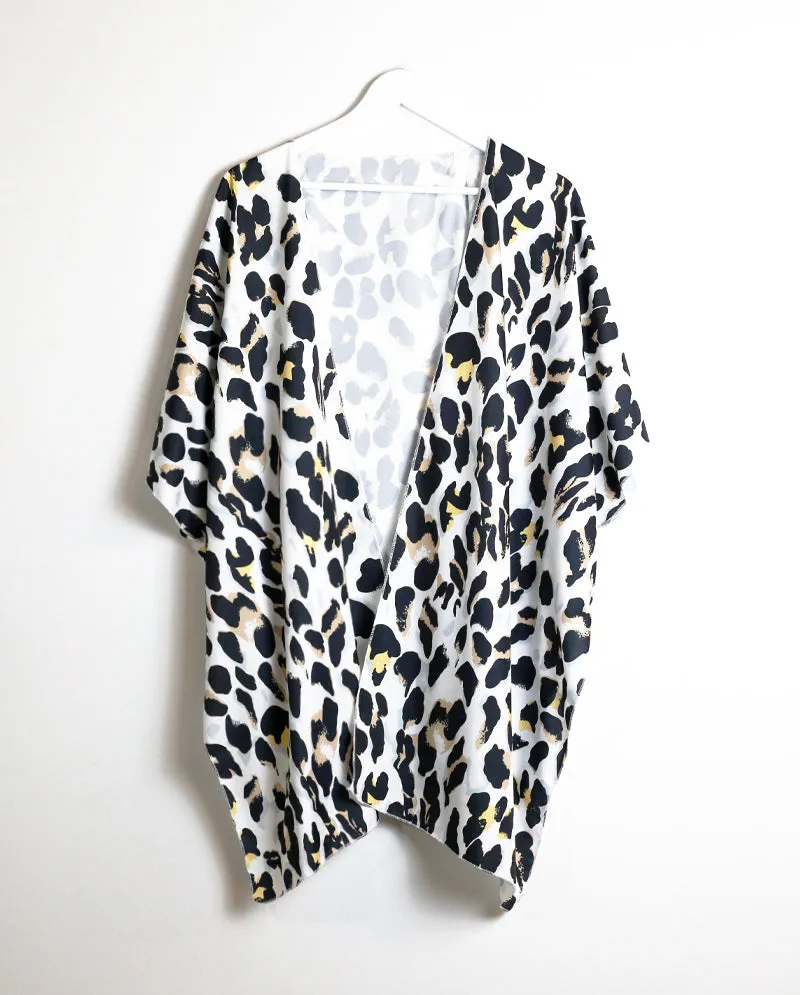 IC GURL - Animal printing Beach Shawl