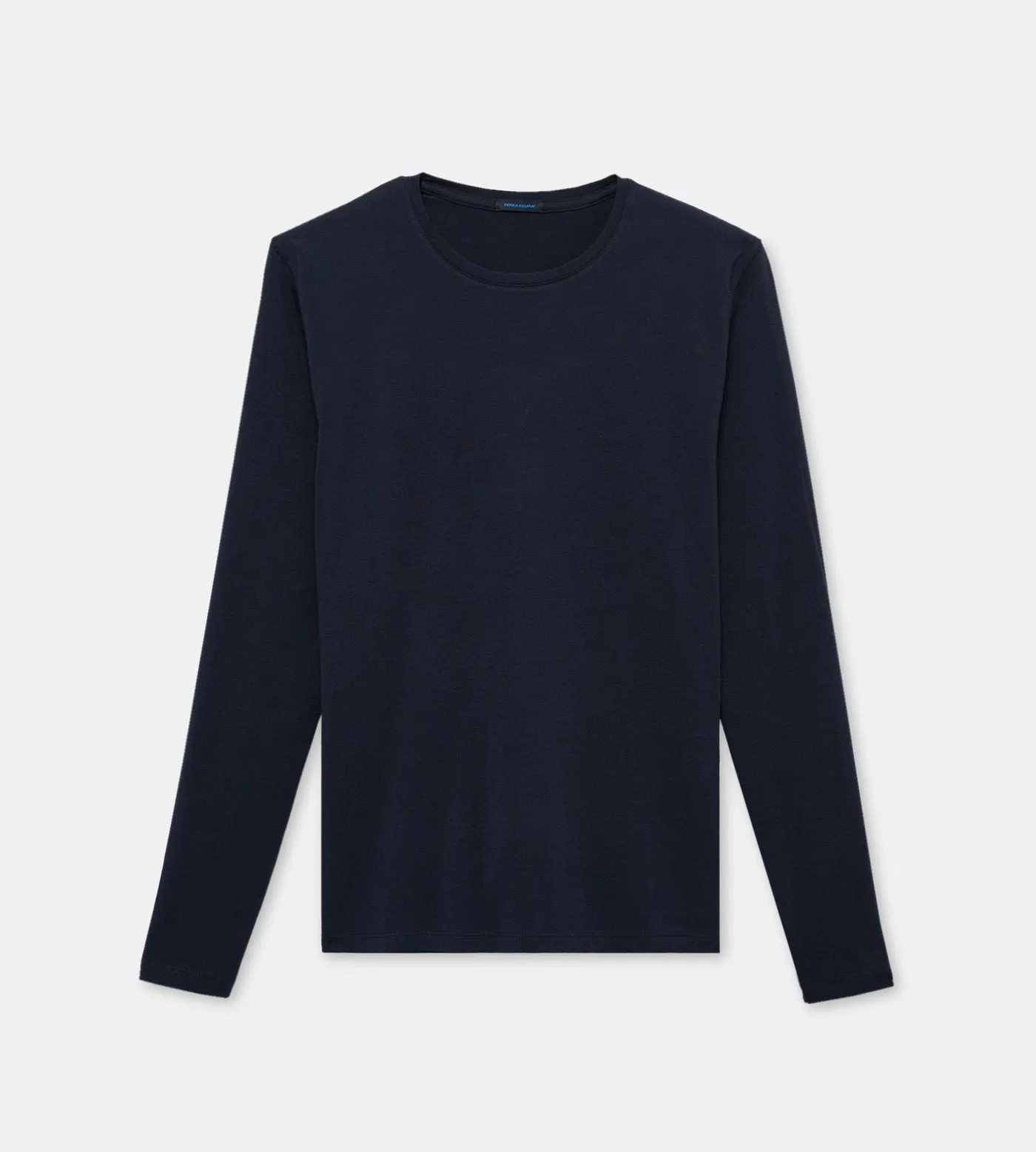 Iconic Midnight Blue Pima Stretch Long Sleeve