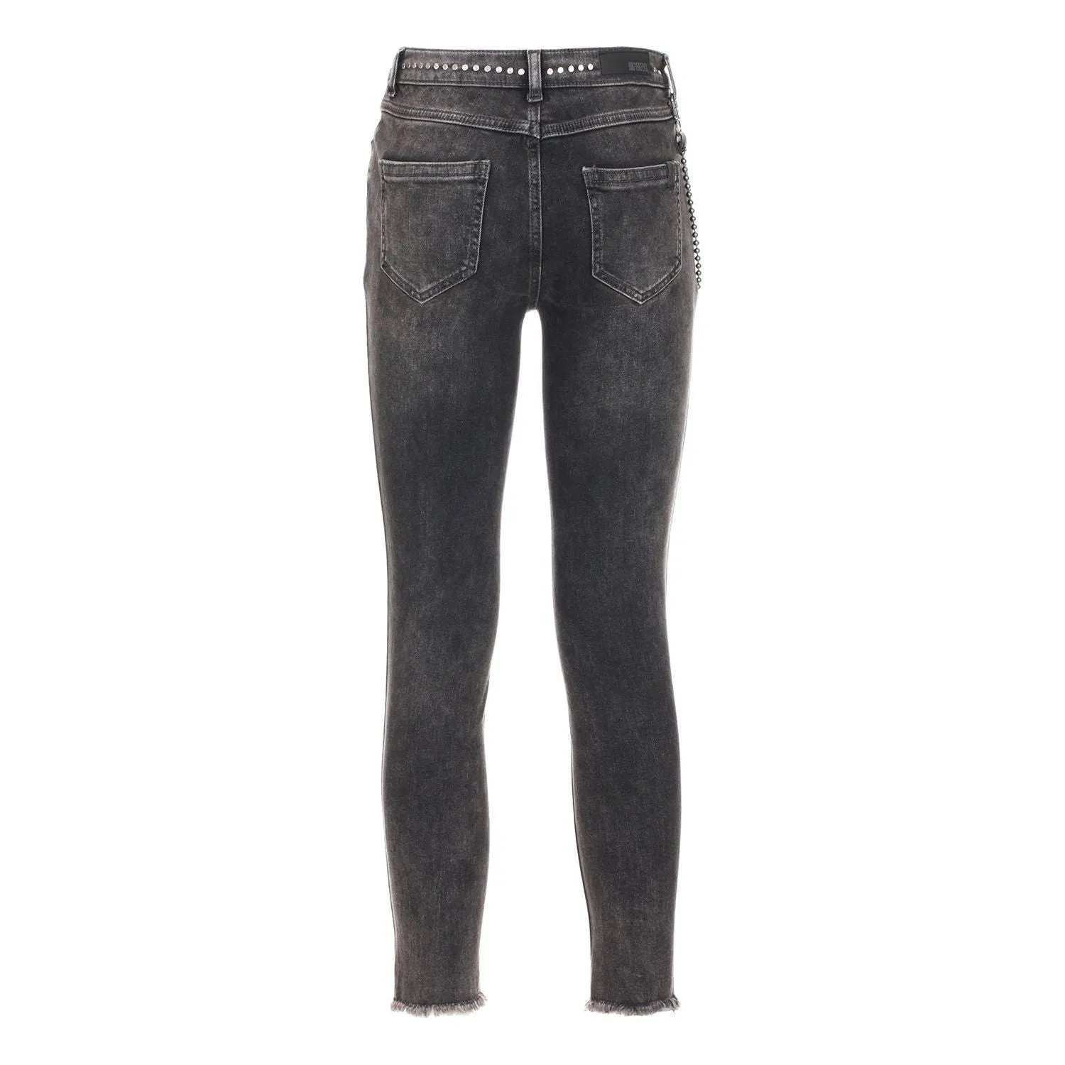 Imperfect Elegant Black Denim Trousers