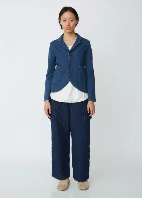 Indigo Fleece Farm Blazer