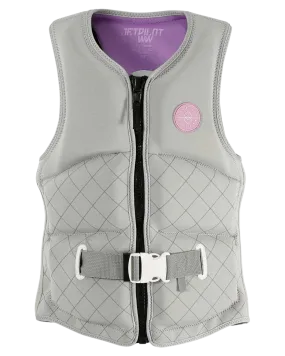 Jetpilot Allure F/E Ladies Neo Vest - Light Grey - 2023