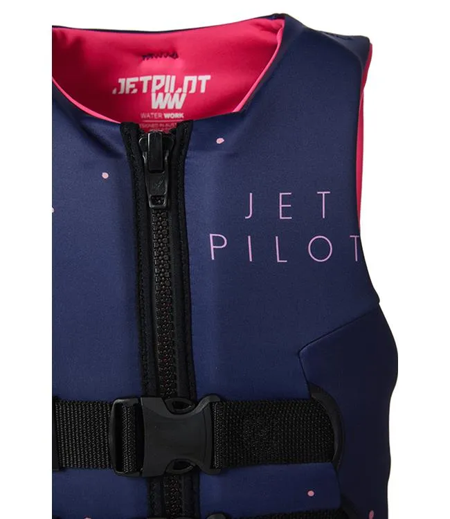 Jetpilot Wings Cause Girls Life Vest (2024) - Navy