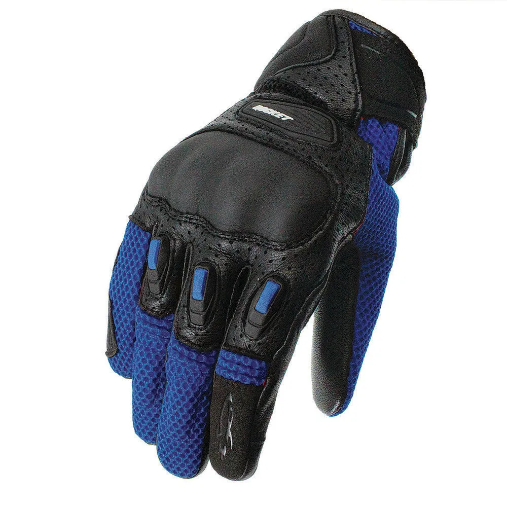 Joe Rocket Dayride Mens Hybrid Gloves Black/Blue