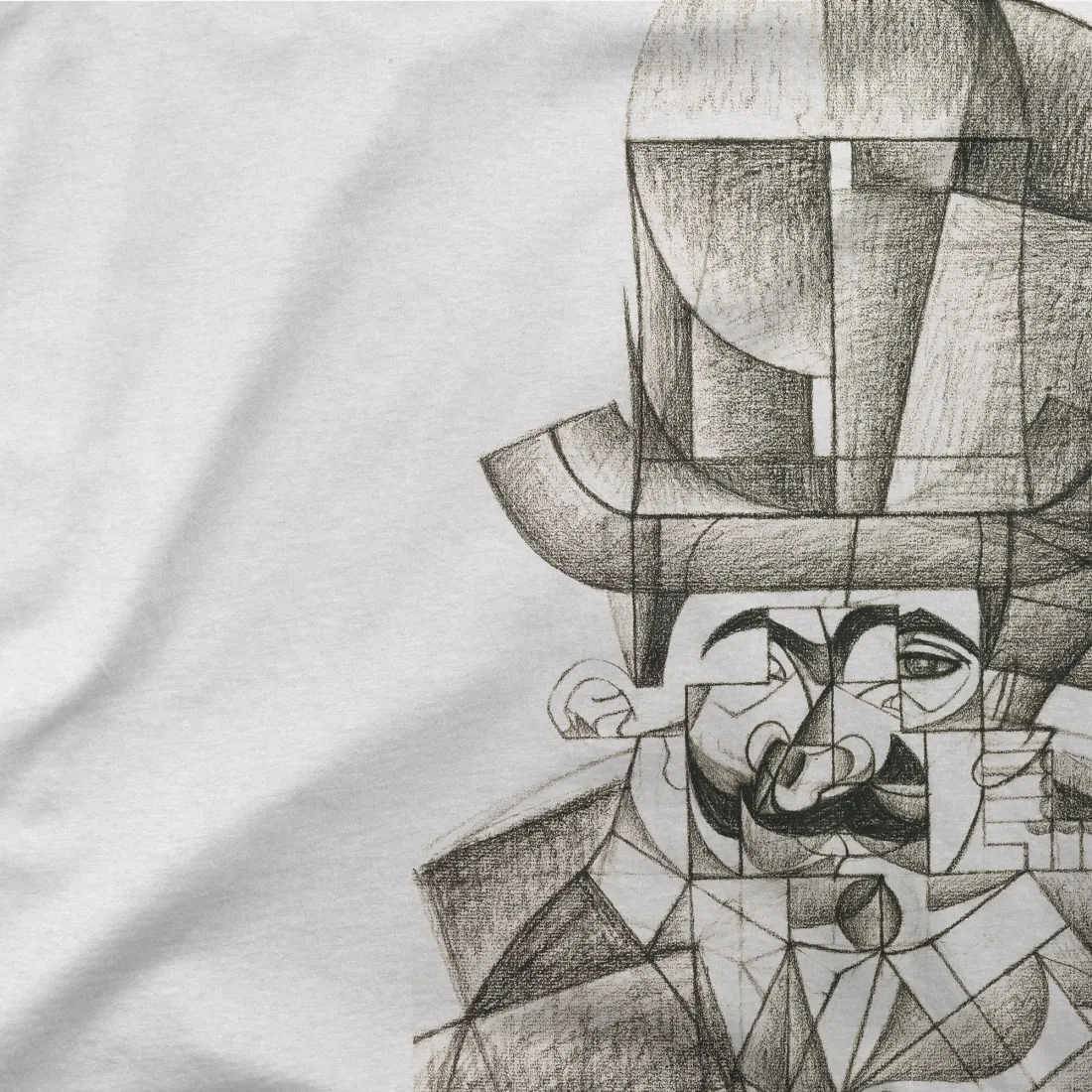 Juan Gris Man with Opera Hat 1912 Artwork T-Shirt