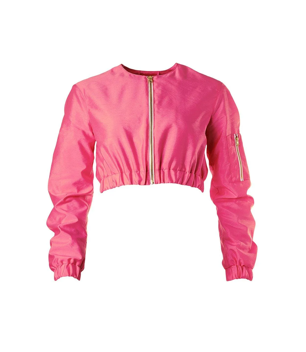 Juicy Cropped Jacket Dragonfruit Pink