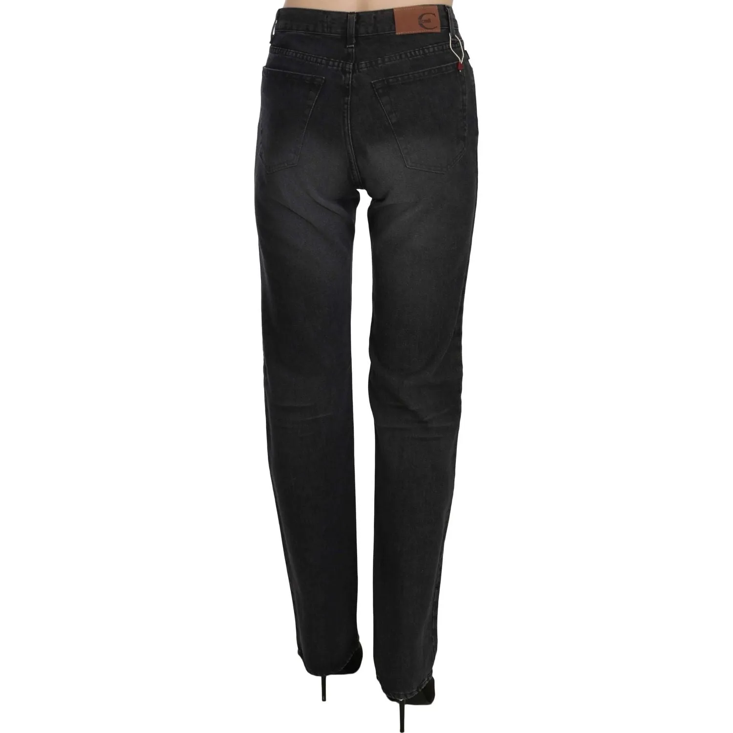 Just Cavalli Elevate Your Style: Chic Black High Waist Denim