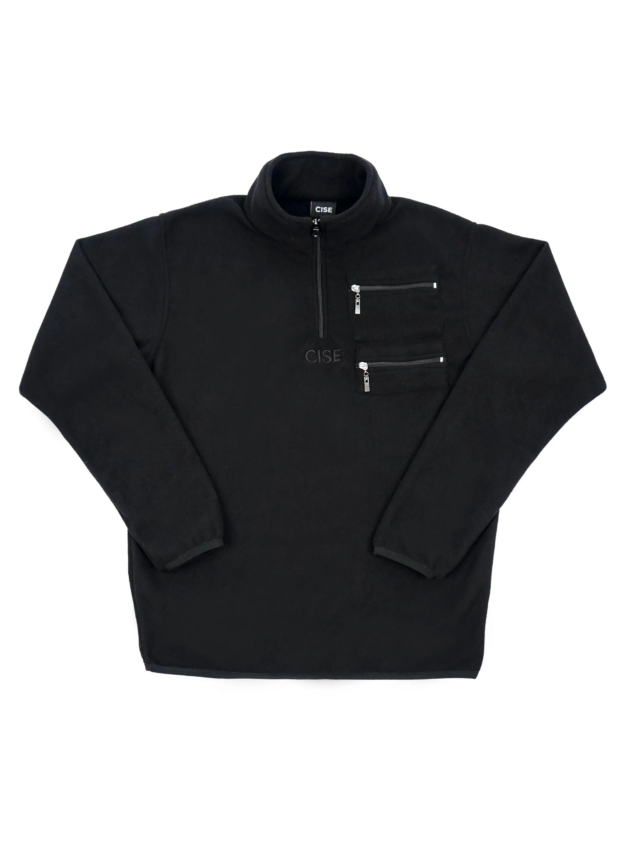 Kennedy Quarter-Zip Pullover (Matte Black)