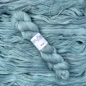 Largo: Alpaca, Linen, Silk Fingering Weight Yarn | Hand-Dyed Skeins