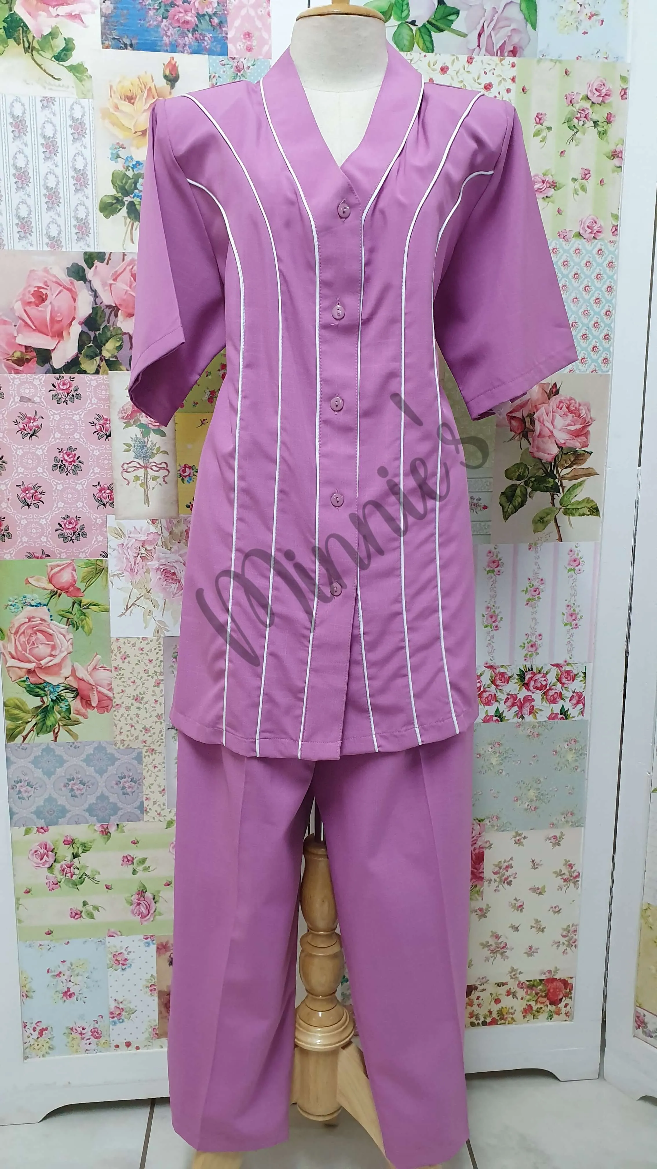 Lilac 3-Piece Pants Set BS0133