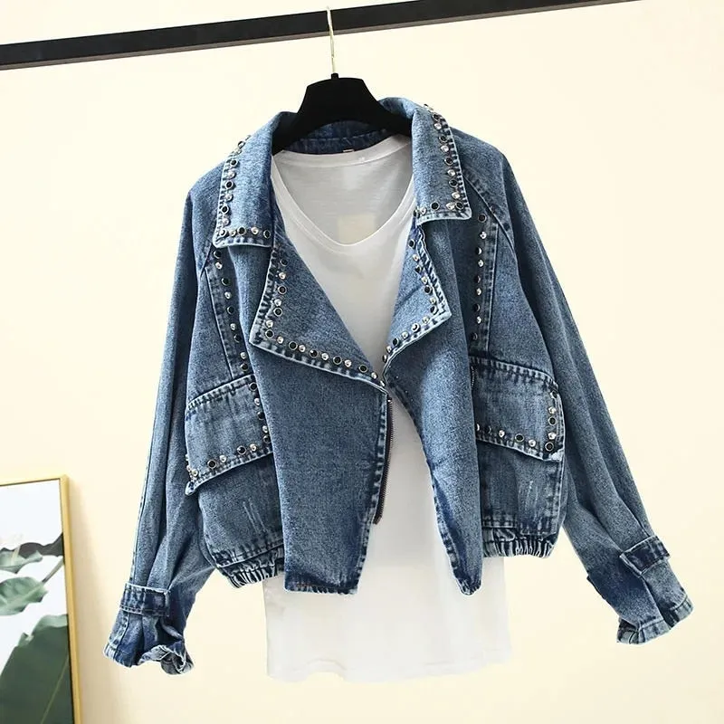 Loose Denim Coat Vintage