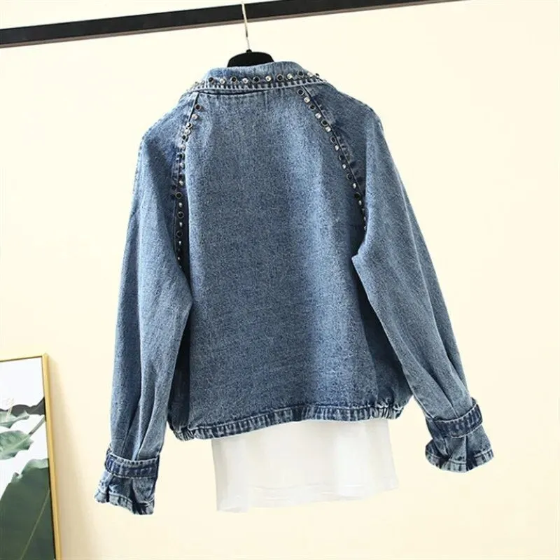 Loose Denim Coat Vintage