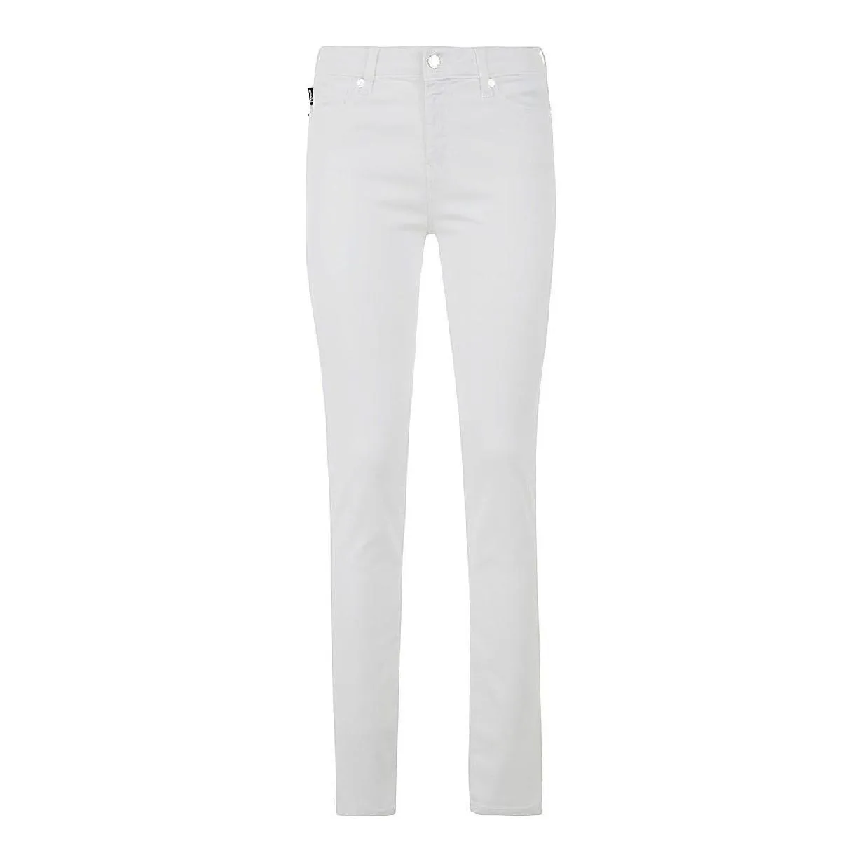 Love Moschino White Cotton Women's Jeans