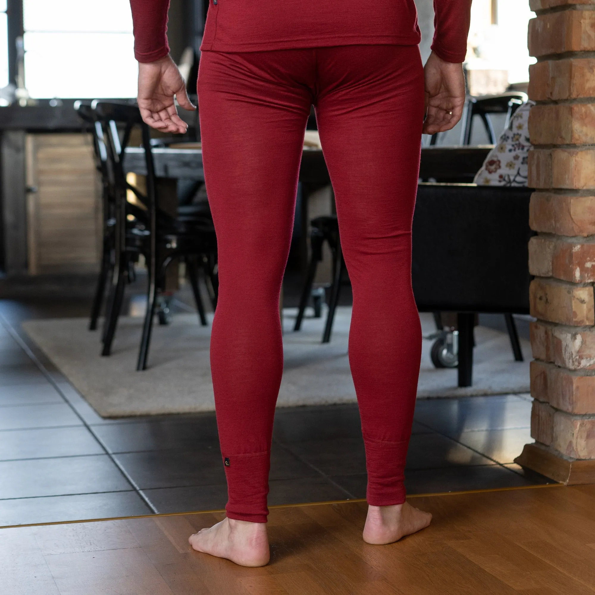 Men's 160 Merino Pants Royal Cherry