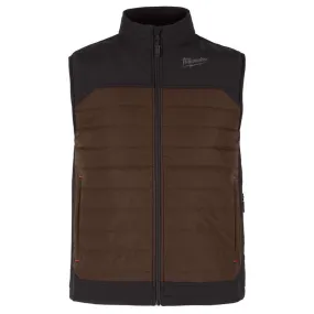 Milwaukee Tool XXL Unisex Heated Vest Kit Brown