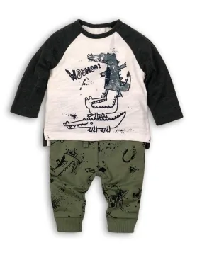 Minoti Boys Top and Joggers Set (12-18mths)