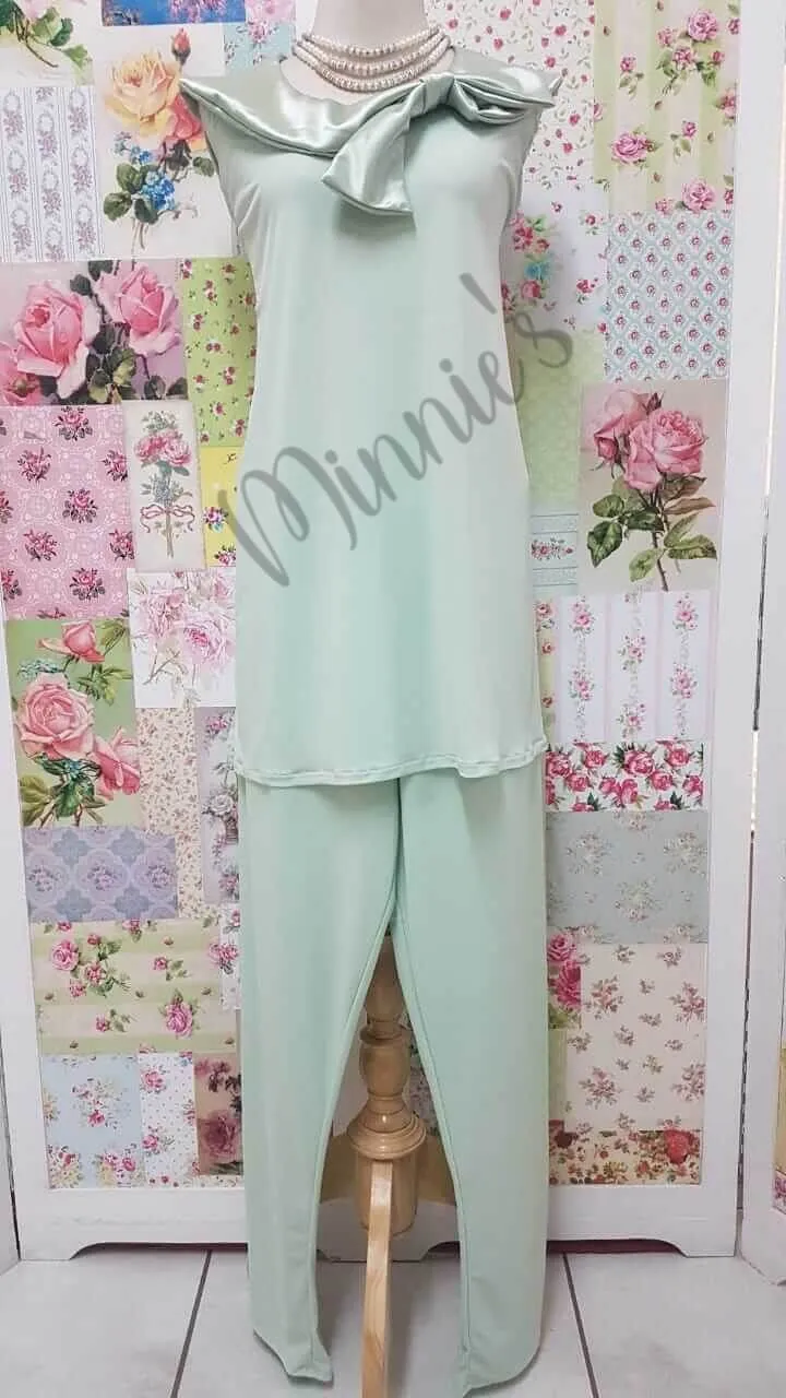 Mint Green 3-Piece Pants Set GD0228